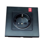 QSA EURO Receptacles 86x86mm Red